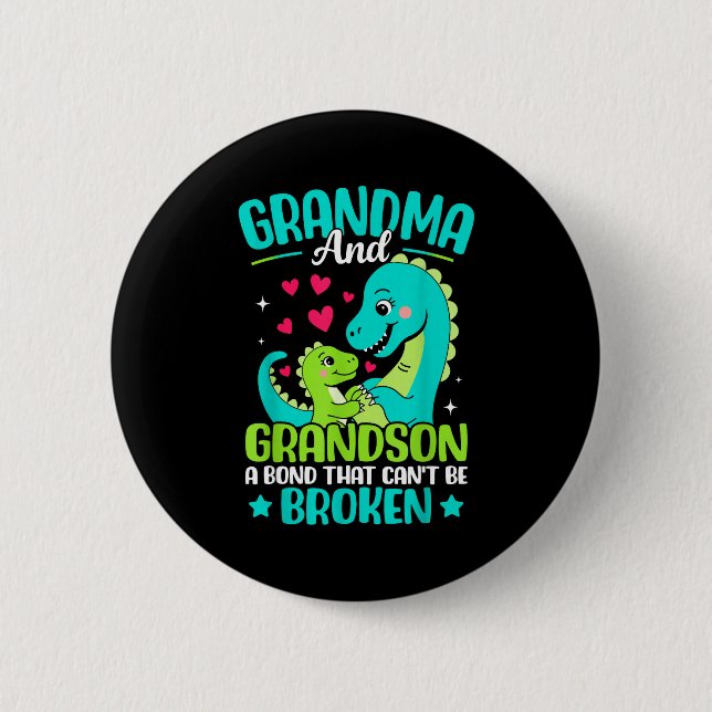 Bóton Redondo 5.08cm Grandma And Grandson A Bond That Can't Be Broken D (Frente)
