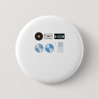 Bóton Redondo 5.08cm Gravar em design MP3