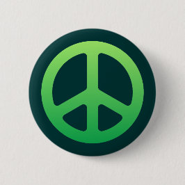 Bóton Redondo 5.08cm Green Peace Sign