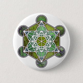 Bóton Redondo 5.08cm GreenMetatronCube