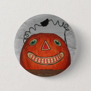 Bóton Redondo 5.08cm Grinning Pumpkin