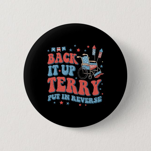 Bóton Redondo 5.08cm Groovy Byck Up Terry Coloque Em Reverse Firework 4 (Frente)