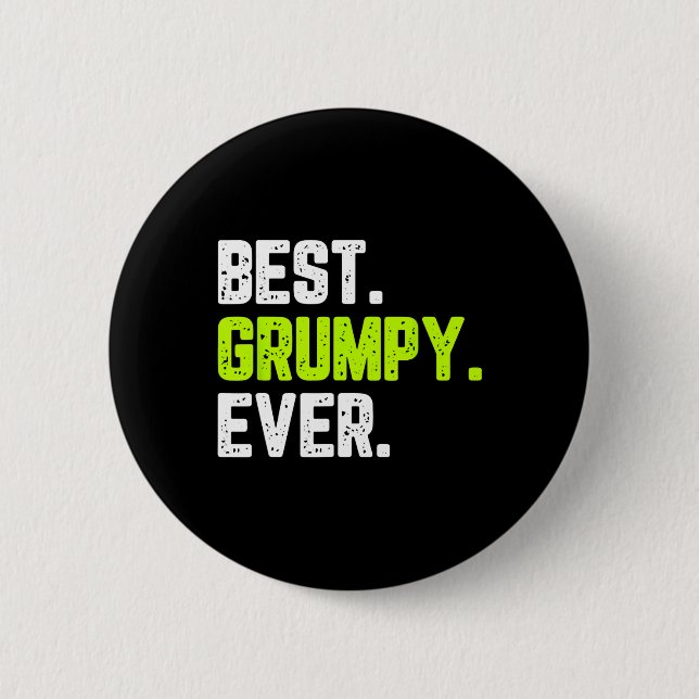 Bóton Redondo 5.08cm Grumpy Ever Family Engraçado (Frente)