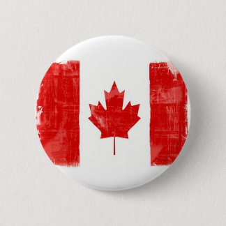Bóton Redondo 5.08cm GrungeCanadianFlag-lg