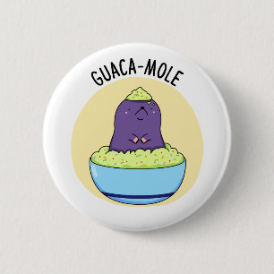 Bóton Redondo 5.08cm Guacamole - Garota No Guacamole Dip PUn