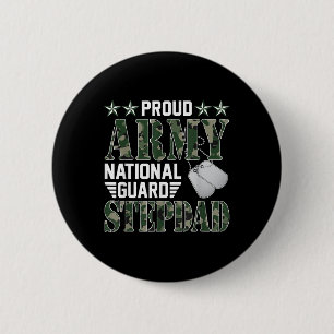 Bóton Redondo 5.08cm Guarda Nacional de Stepdad do Exército Ordenado