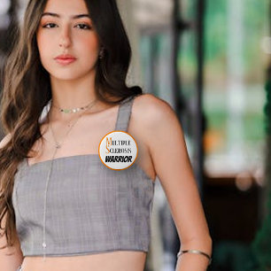 Bóton Redondo 5.08cm Guerreiro de Esclerose Múltipla