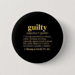 Bóton Redondo 5.08cm Guilty - Guilty Definition (amarelo)