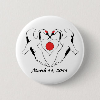 Bóton Redondo 5.08cm Guindastes japoneses & alivio do terremoto da