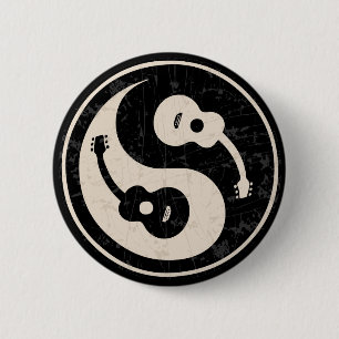 Bóton Redondo 5.08cm guit-yang1-blk-tan-T