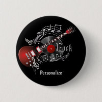 Guitarra da rocha - vermelho