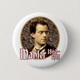 Bóton Redondo 5.08cm Gustav Mahler