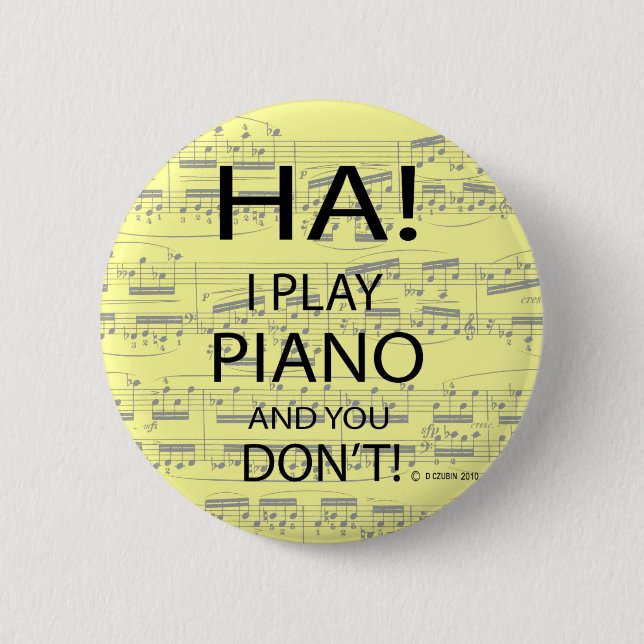 Bóton Redondo 5.08cm Ha Piano (Frente)