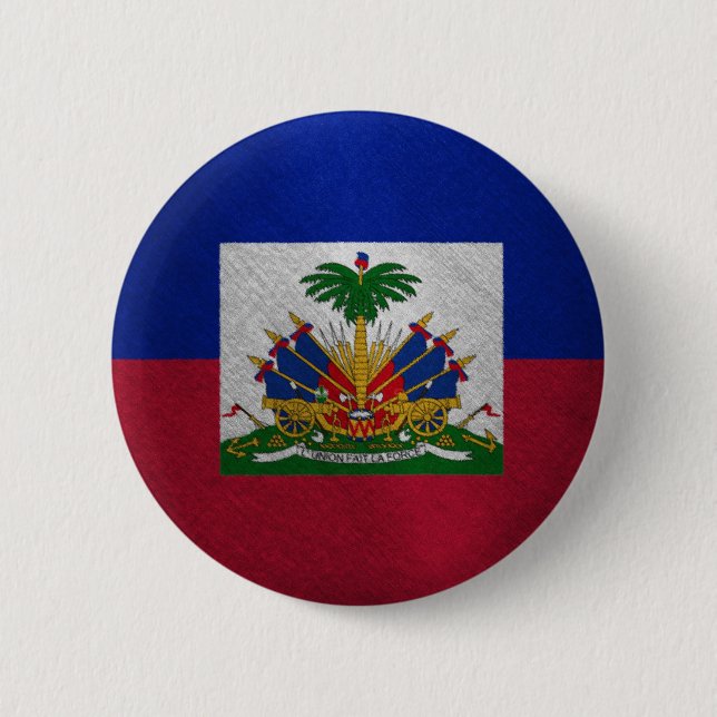 Bóton Redondo 5.08cm Haitian Button (Frente)