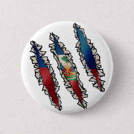 Bóton Redondo 5.08cm Haitian Flag Slash | Haiti Underneathe