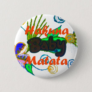 Bóton Redondo 5.08cm Hakuna Matata Baby.png