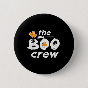 Bóton Redondo 5.08cm Halloween A Tripulação De Boo Correspondendo Aos H