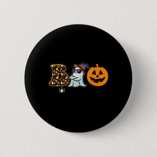 Bóton Redondo 5.08cm Halloween Boo Outfit Para Mulheres Engraçado Fanta