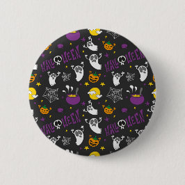 Bóton Redondo 5.08cm Halloween Design 1 - Todas as opções