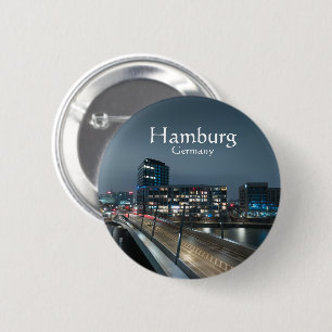 Bóton Redondo 5.08cm Hamburgo Alemanha