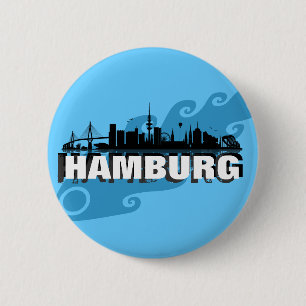 Bóton Redondo 5.08cm Hamburgo Button/Anstecker/Pin