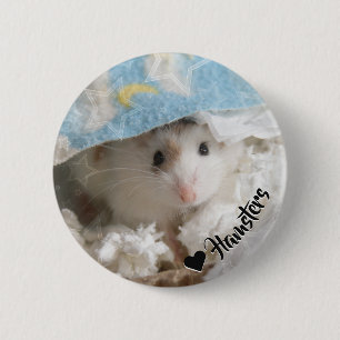 Bóton Redondo 5.08cm Hammyville - Hamster Bonito