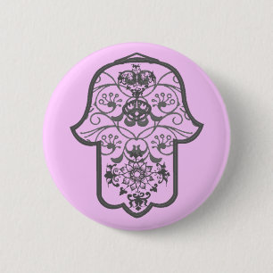Bóton Redondo 5.08cm Hamsa