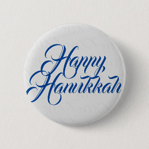 Bóton Redondo 5.08cm Hanukkah feliz