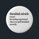 Bóton Redondo 5.08cm Hanukkah Miracle Engraçado Chanukah Definição Juda<br><div class="desc">Hanukkah,  judeu,  jew,  chanukah,  sonho,  presente,  aniversário,  natal,  natal,  menorah</div>