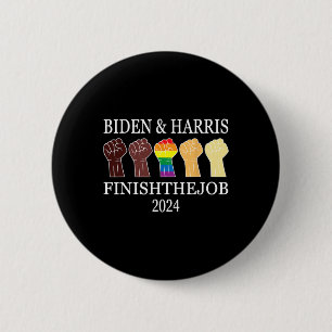Bóton Redondo 5.08cm Harris Vamos Termina O Cargo 2024 Presidente Us Fl