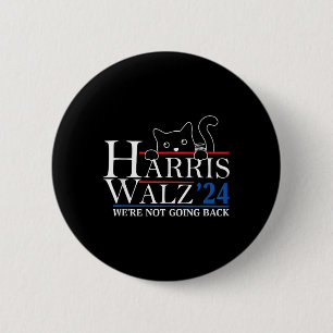 Bóton Redondo 5.08cm Harris Waltz 2024 Não vamos voltar a Gato engraçad