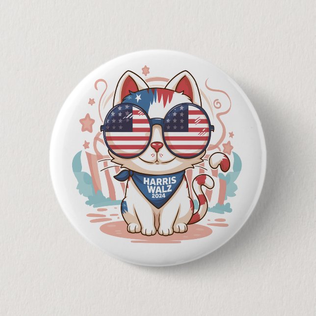 BÓTON REDONDO 5.08CM HARRIS WALZ 2024 (Frente)