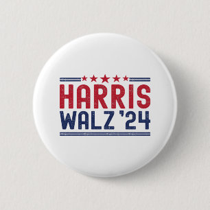 Bóton Redondo 5.08cm Harris Walz 2024 - Harris Walz 2024 Nós Não Somos