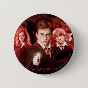 Bóton Redondo 5.08cm HARRY POTTER E A ORDEM DO PHOENIX™ Red