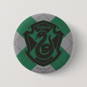 Bóton Redondo 5.08cm Harry Potter   Slytherin House Pride Crest