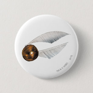 Bóton Redondo 5.08cm Harry Potter Spell OURO