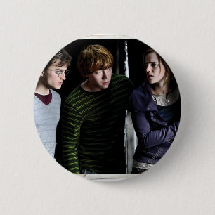 Bóton Redondo 5.08cm Harry, Ron e Hermione 4