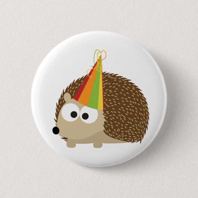 Bóton Redondo 5.08cm hedgehog do partido (Frente)