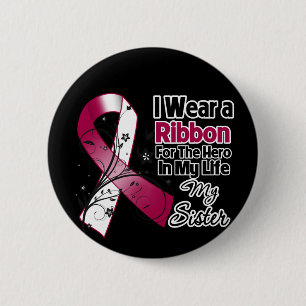 Bóton Redondo 5.08cm Herói da irmã em meu cancer do pescoço da cabe