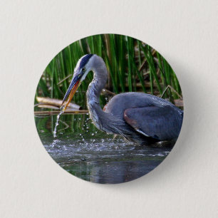 Bóton Redondo 5.08cm Heron Splash