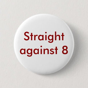 Bóton Redondo 5.08cm Hetero contra 8