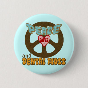 Bóton Redondo 5.08cm Higienista dental do dentista
