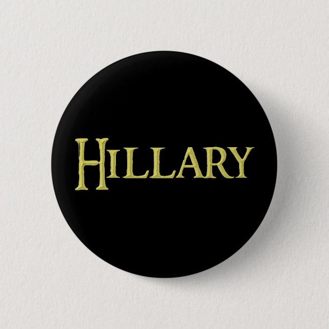 Bóton Redondo 5.08cm Hillary, botão, à venda! (Frente)
