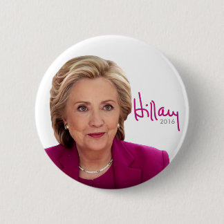 Bóton Redondo 5.08cm Hillary Clinton 2016 para o presidente -