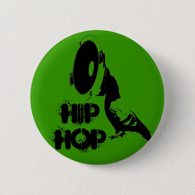 Bóton Redondo 5.08cm hip-hop (Frente)