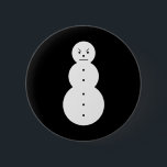 Bóton Redondo 5.08cm Hiphop Angry Snowman Christmas<br><div class="desc">Hiphop Angry Snowman Christmas</div>