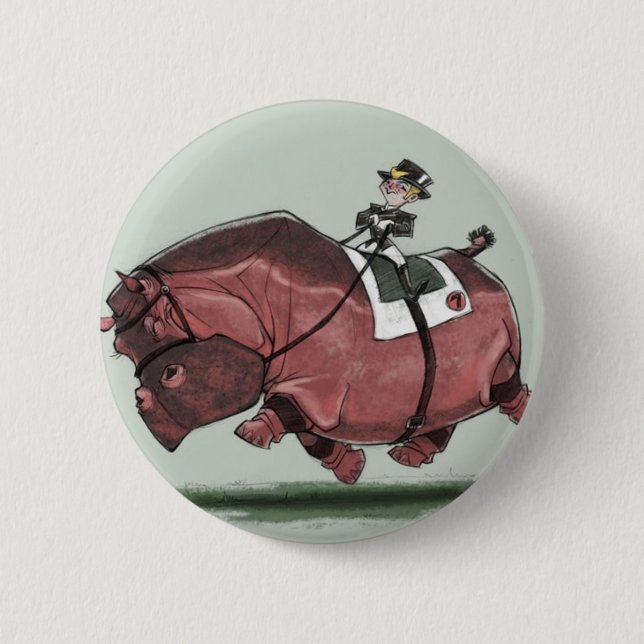 Bóton Redondo 5.08cm Hippestrian (Frente)
