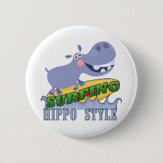 Bóton Redondo 5.08cm Hippopotamus do surfista