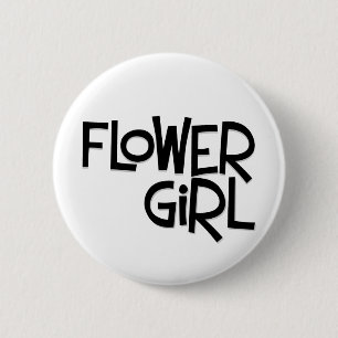 Bóton Redondo 5.08cm Hipster Flower Girl