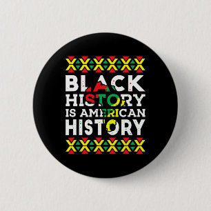 Bóton Redondo 5.08cm História Negra É História Americana África Patriót